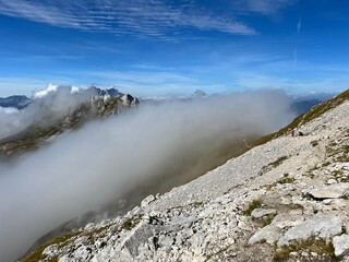 Walking and hiking trails around the Peak of Mangart and in the Julian Alps, Strmec na Predelu...