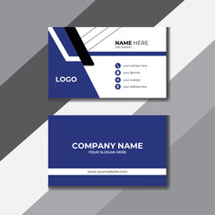 modern geometric business card template 
