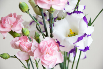 トルコ桔梗とカーネーション