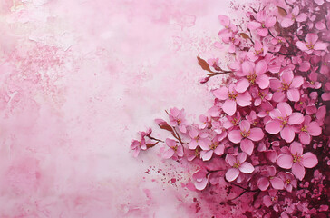Soft Pink Cherry Blossoms Creating a Pastel Dreamscape