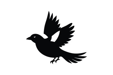 Cute Myna Bird  vector art and illustration