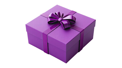 Obraz premium gift box on white transparent background