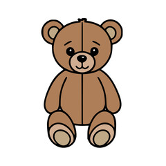 isolated teddy bear cartoon