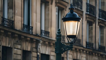 Victorian Street Lamp in Modern-Day London