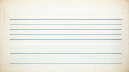 Obraz premium Blank lined paper with light blue lines and a vintage, textured background.