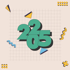 happy new year 2025 greeting party