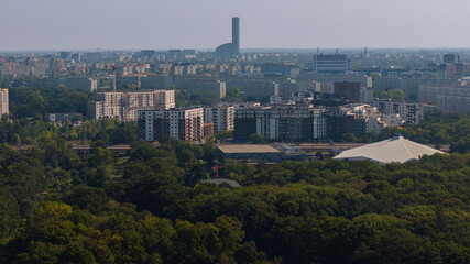 Fototapeta premium KRajobraz miasta Warszawa