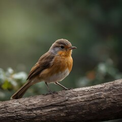 Fototapeta premium robin on a branch