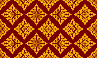 Traditional Balinese Pattern Background Vector