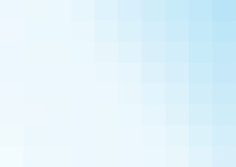 シンプルな水色系グラデーションモザイクの背景素材