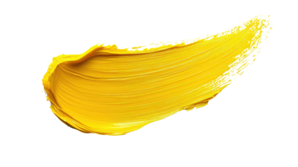 paint brush stroke on a white transparent background