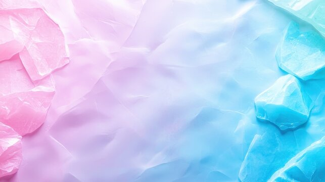 Abstract pink and blue opal texture with soft gradients and layered crystals