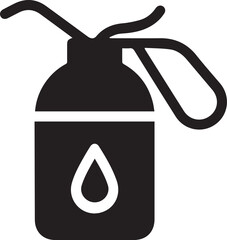 Oil icon symbol vector image Illustration
