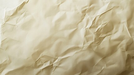 Obraz premium Crumpled light brown paper texture background.