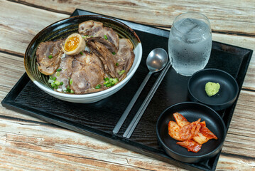 Meat hot rice