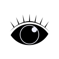 Eye Icon. Sight,  Surveillance Symbol - Vector. Applied for Design, Presentation, Website or Apps Elements.   