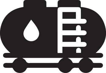 Oil icon symbol vector image Illustration
