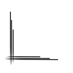 Corner borders art line