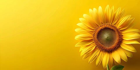 Obraz premium Abstract yellow background with modern style sunflower design, sunflower, abstract, yellow, background, modern, style, floral