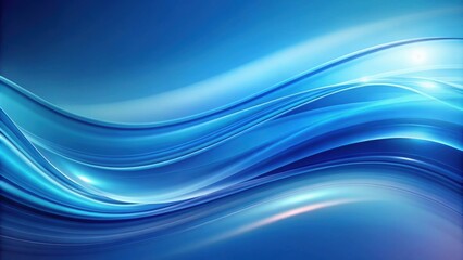 Fototapeta premium Blue gradient abstract background with smooth flowing colors , gradient, abstract,background, blue, texture, design, digital, modern
