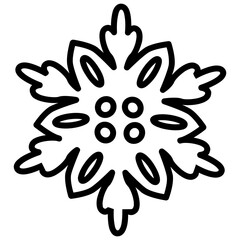 Snowflake Outline