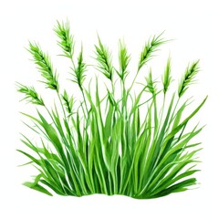 the AI Image Generator Neon Green Grass Meadow