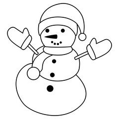Snowman Outline