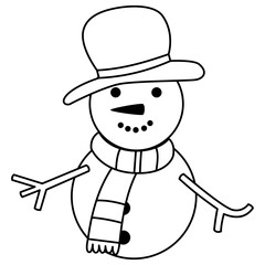 Snowman Outline
