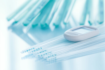 Glucose meter and test stripe