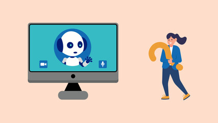 Illustration of the AI ​​[Artificial Intelligence] Robot Process Facilitating Modern Technological Intelligence