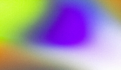 Vibrant grainy background, glowing green blue orange abstract noise texture shape on black banner poster header backdrop, copy space