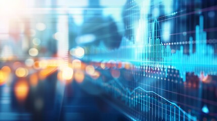 "Close-up of digital stock market screen showing dividend stock graph with green upward trend line,symbolizing financial growth and investment success