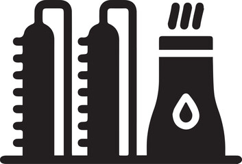 Oil icon symbol vector image Illustration
