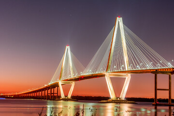 bridge at night