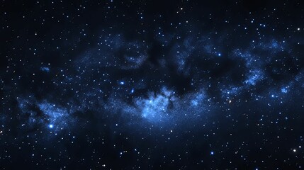 Fototapeta premium A Night Sky Filled With Stars and Nebulae