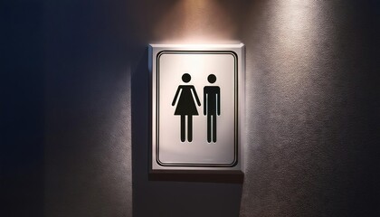 Universal Gender-Neutral Restroom Signage Design