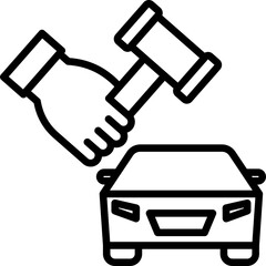 Car Auction Icon