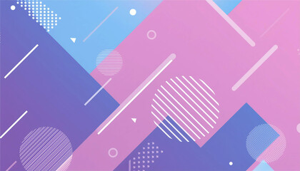 ピンクと紫と水色のポップな抽象的背景