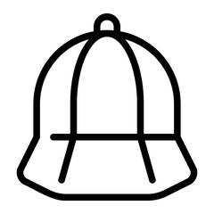 hat line icon