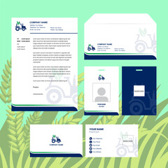 Naklejka premium Corporate Identity Template