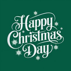 Happy Christmas Day Design
