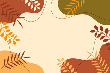 autumn leaves abstract background