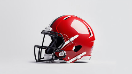 Fototapeta premium Vintage Football Helmet with Retro Design