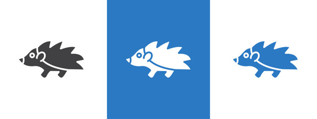 Hegdehog icon thin line illustration