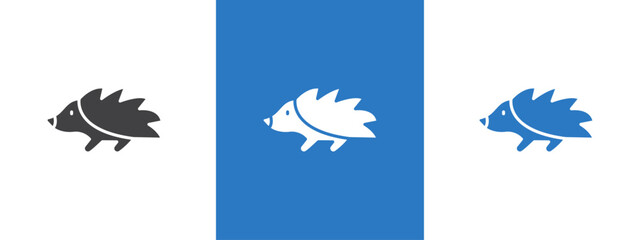 Hegdehog icon thin line illustration