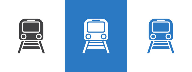 subway icon thin line illustration