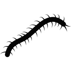 Centipede Silhouette
