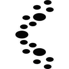 Stepping Stone Silhouette