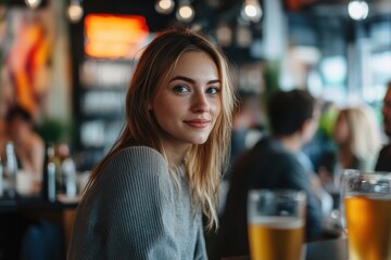 Young entrepreneur networking with others in modern co-working space