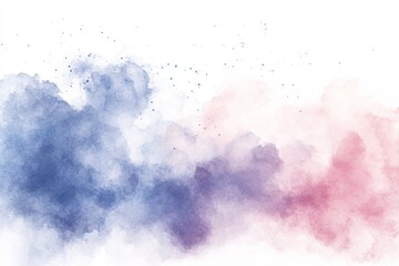 Obraz premium Abstract Watercolor Background with Blue and Pink Splashes